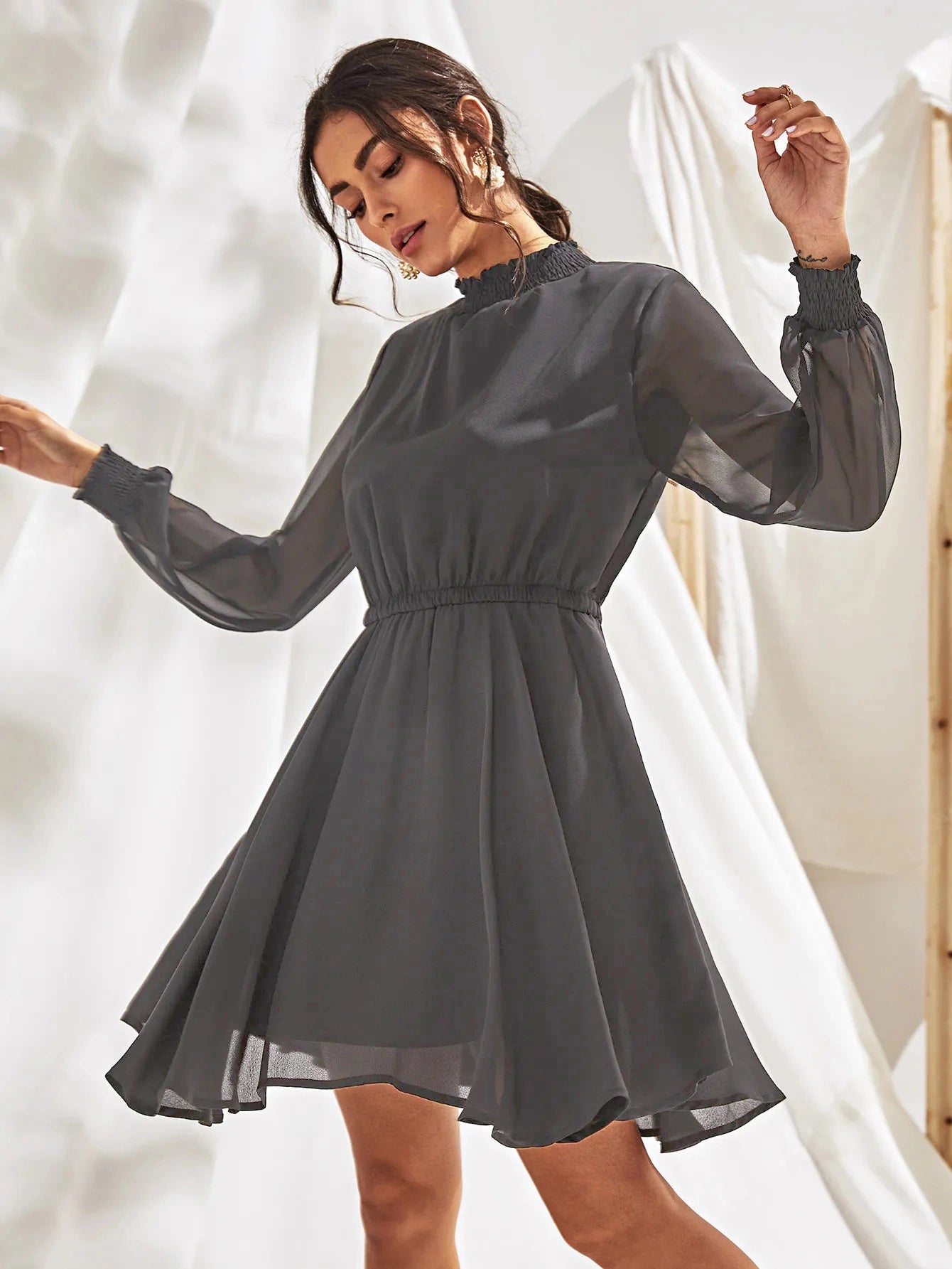 CAIRA A-Line Mini Dress