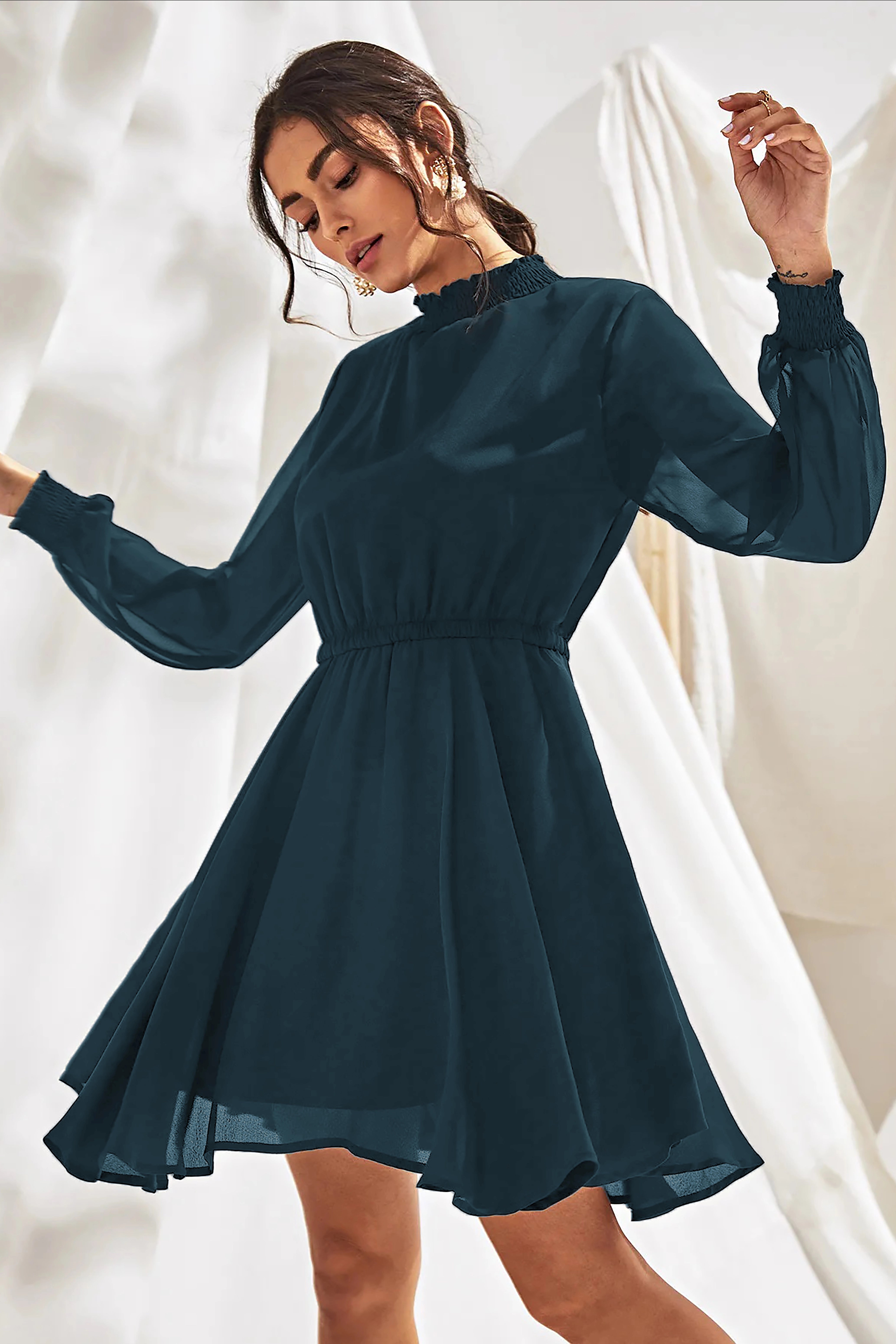 CAIRA A-Line Mini Dress