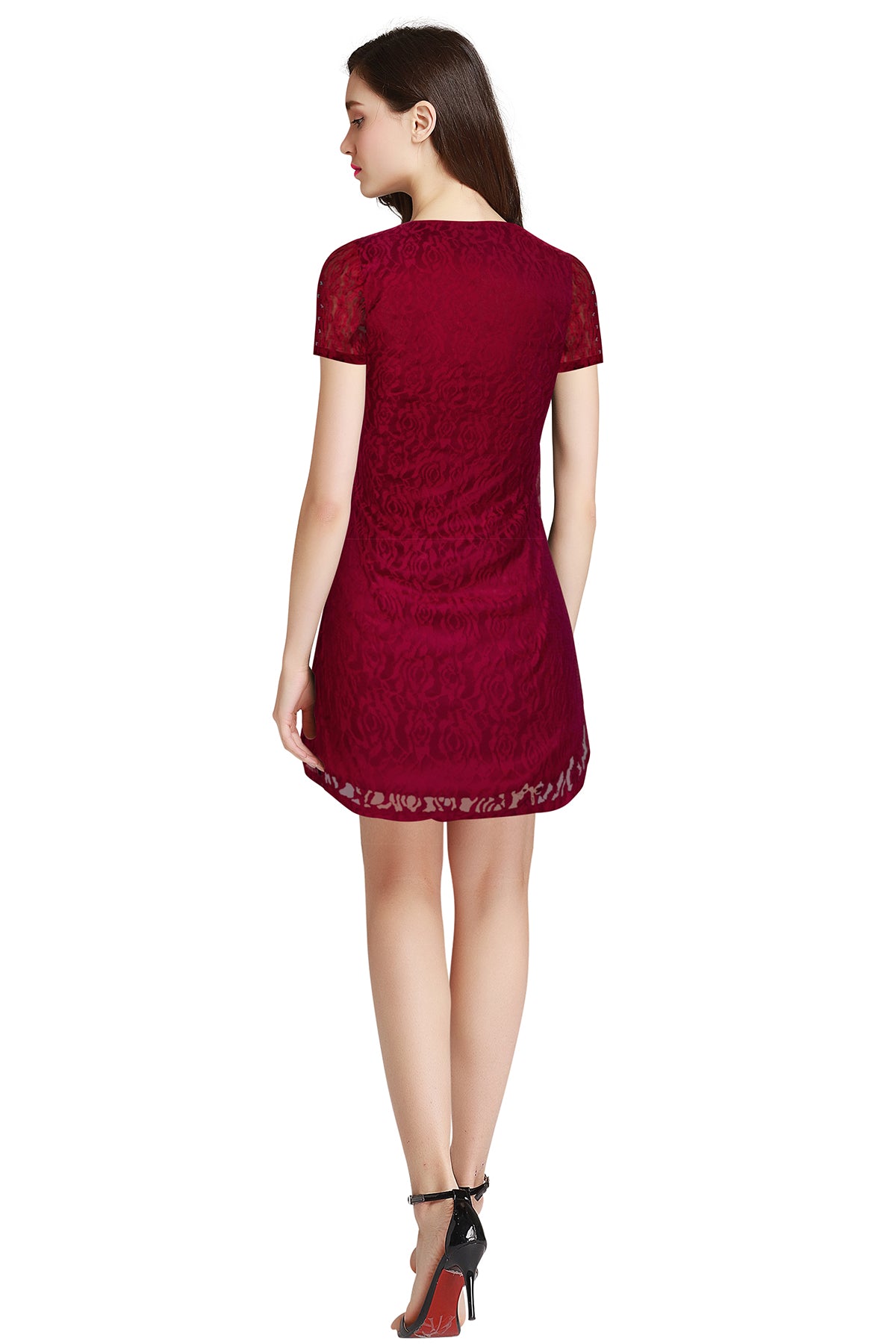 lace mini dress