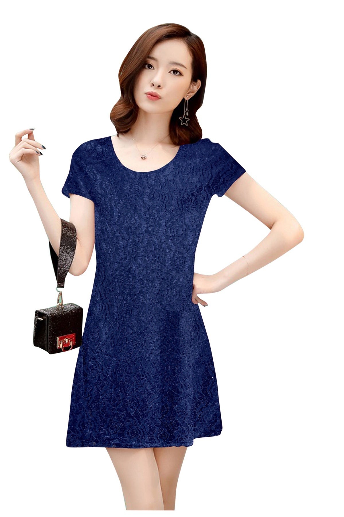 lace mini dress