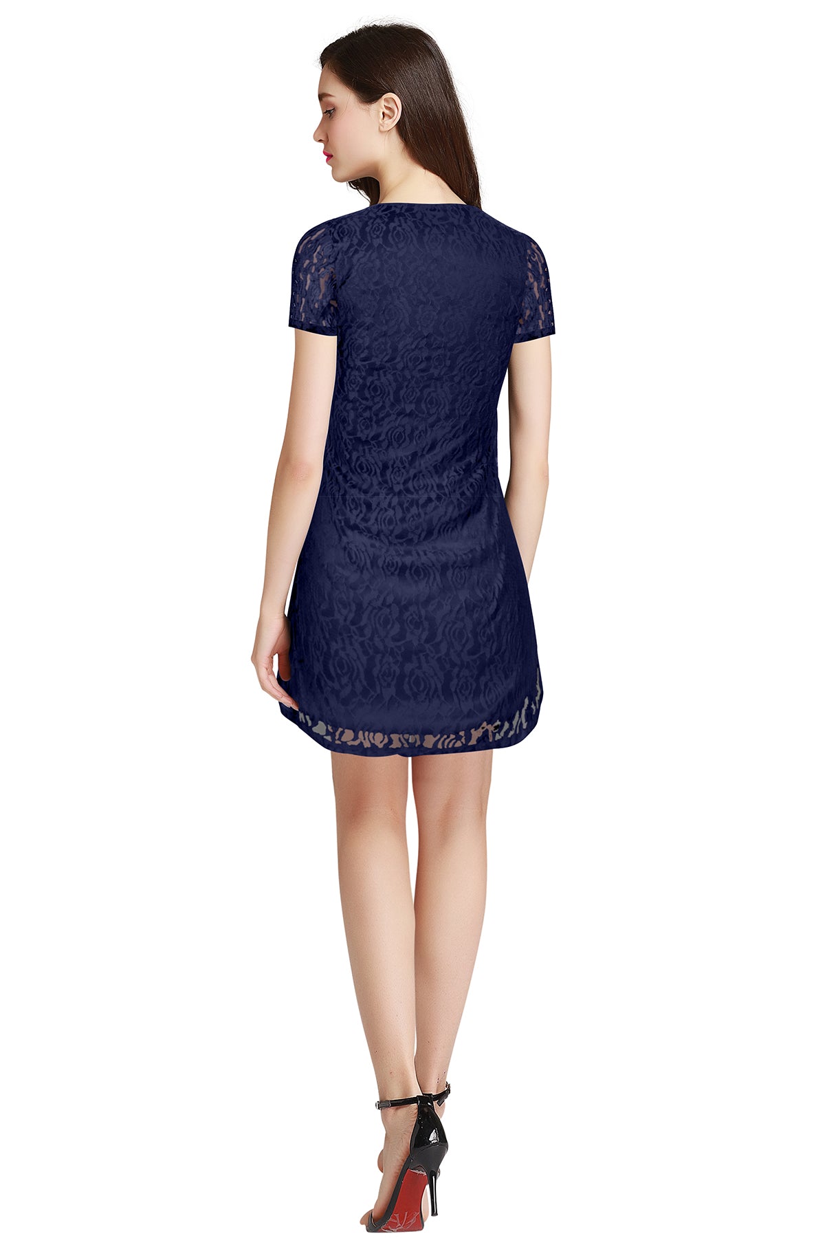 lace mini dress