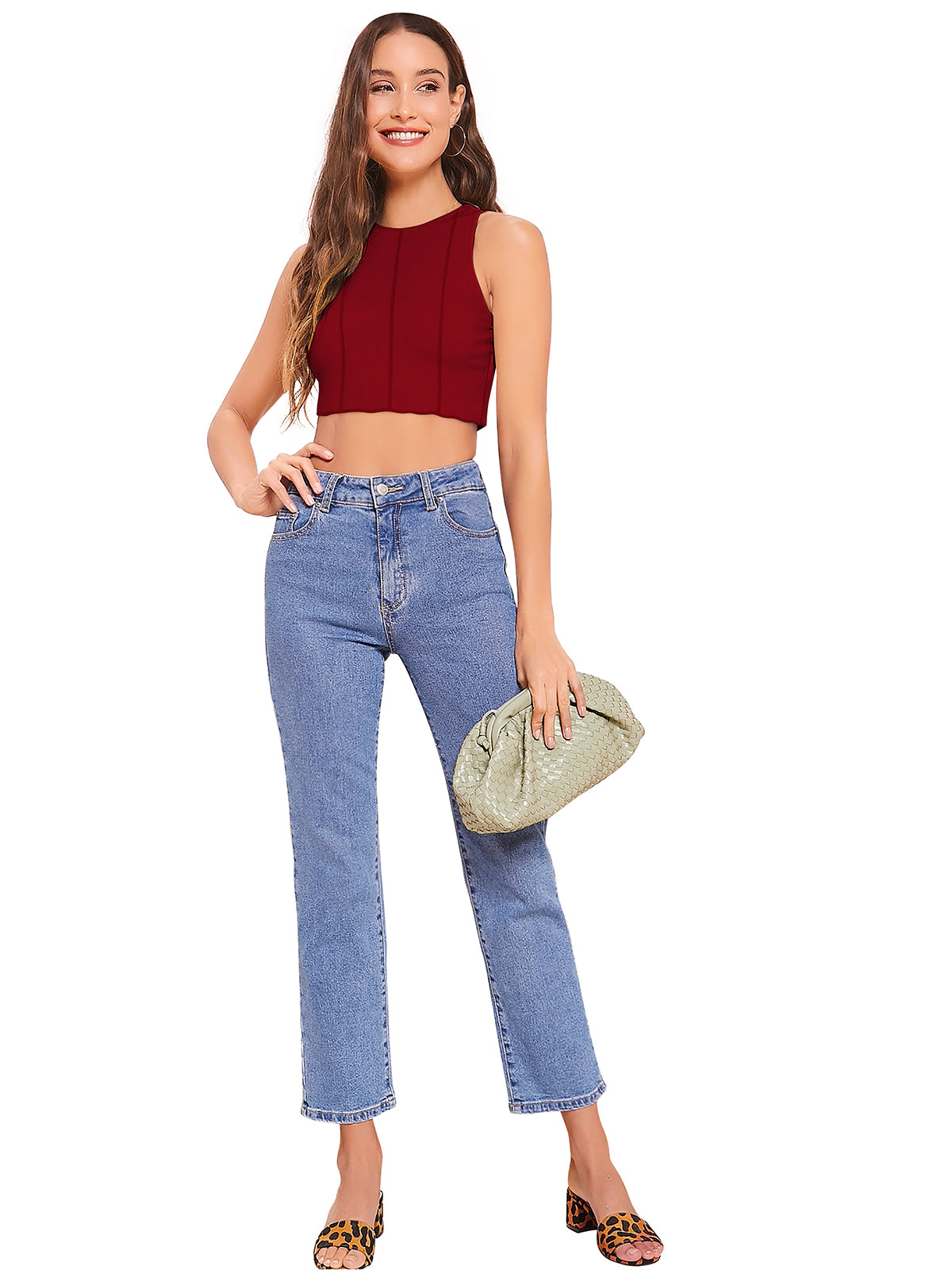 Modern Sleeveless Fitted Top